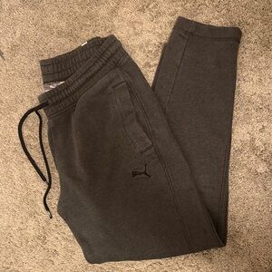 Puma Men's Charcoal Jogger Pants